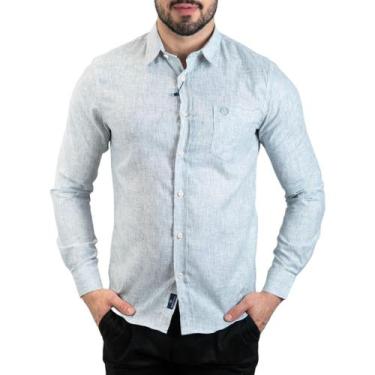 Imagem de Camisa Linho VersatiOld Cinza, XXL