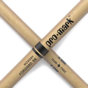 Imagem de Baqueta ProMark Hickory 5B Ponta Madeira Par Classic Forward TX5BW