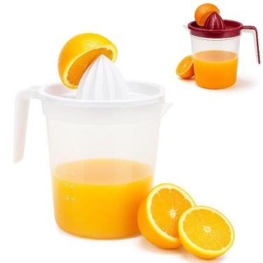 Imagem de Kit 3 espremedor manual limao laranja jarra suco 12l dosador portatil 