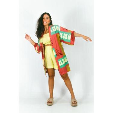 Imagem de Kimono flora estampa amor - LA GAIA, G