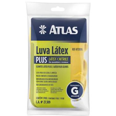 Imagem de Luva Látex Grande Amarela - Atlas 130