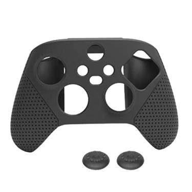 Imagem de Prettyia Capa protetora de controlador para Xbox Series S X Controller, capas de silicone anti-derrapante macio, protege contra poeira, arranhões - preto