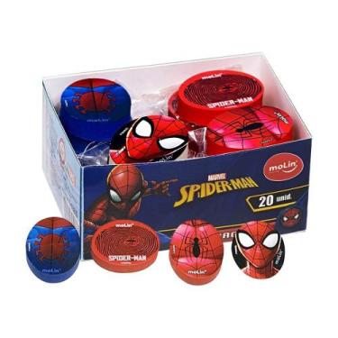 Imagem de Borracha Molin Spiderman - Embalagem com 20 Unidades