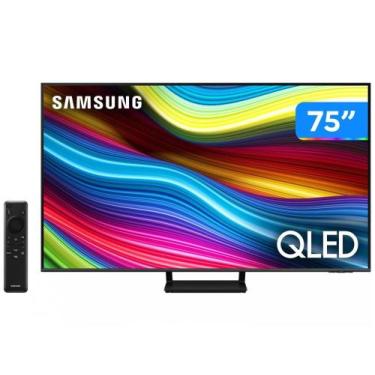 Imagem de Smart TV 75 UHD 4K QLED Samsung QN75Q70 - 120Hz Wi-Fi Bluetooth 4 HDMI