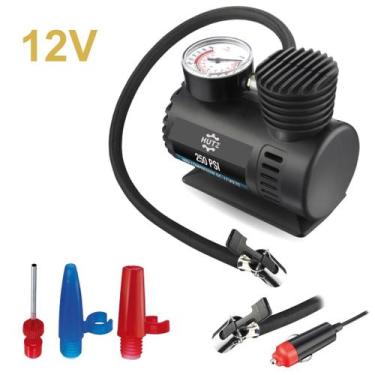 Imagem de Bomba De Ar 12v Para Encher Pneu Bola Mini Compressor