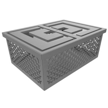 Imagem de Cesto Organizador G Caixa Grande Lavanderia Closet - Crippa