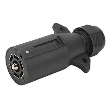 Imagem de Conector de reboque, 7 pinos RV Blade Trailer Fiação Conector Plástico 7 Pinos Trailer Plug