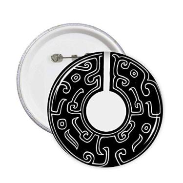 Imagem de China Cultura Primavera Outono Estados Guerras Alfinetes Emblema Botão Decoração Acessório 5pcs