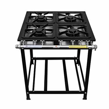 Imagem de Fogão Industrial 4 Bocas Duplas Baixa Pressão Serv