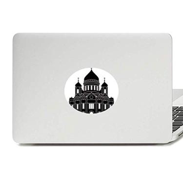 Imagem de Adesivo de notebook com emblema de vinil da Catedral de Moscou Cristo Rússia