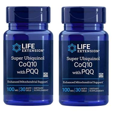 Imagem de Life Extension Super Ubiquinol CoQ10 with PQQ, 30 Softgels. Pack of 2 Bottles