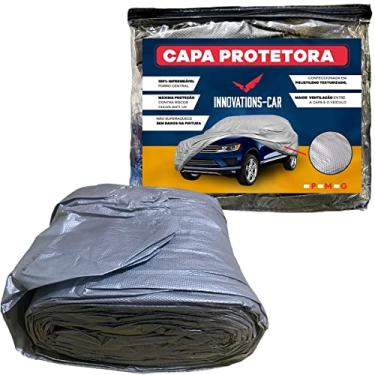 Imagem de Capa Cobrir Carro Protetora Anti-uv 100% Impermeável Forrada (Tamanho G)