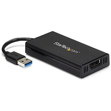 Imagem de StarTech.com Adaptador USB 3.0 para DisplayPort, 4K 30Hz UHD, adaptador de tela USB para DP, adaptador externo para Mac e Windows, TAA
