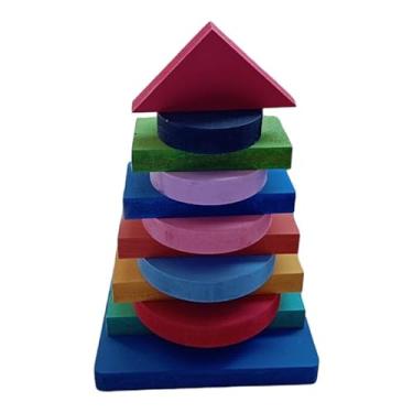 Imagem de Brinquedo Educativo Pedagógico Em Madeira Pinheiro De Encaixe