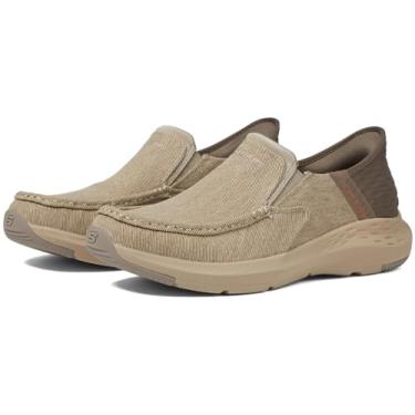 Imagem de Skechers Moc Toe masculino Parson-Dewitt 204806 Twin Gore, Bege, 39