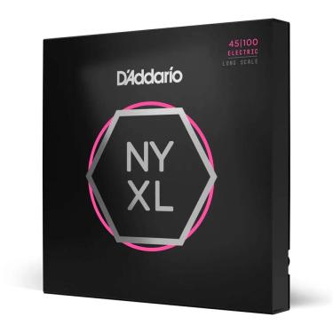 Imagem de Encordoamento Para Baixo D`addario 4 Cordas 045 Escala Longa NYXL45100