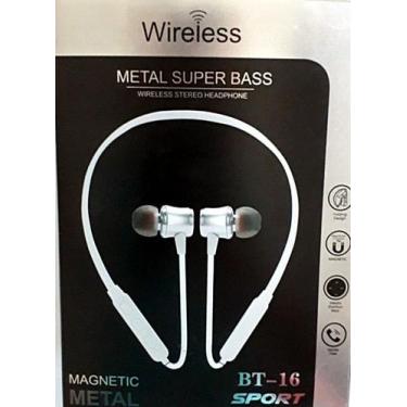 Imagem de Fone Headphone WireIess Metal super Bass BT-16 Fone de Arco - MAGNETIC