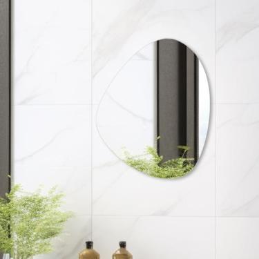 Imagem de Espelho Orgânico Decorativo Moderno De Parede Para Quarto Sala Banheir
