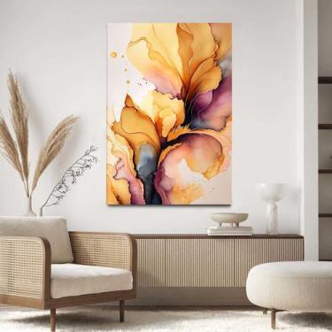 Imagem de Quadro Decorativo Para Sala Quarto  Hall Tela vertical Grande Abstrato