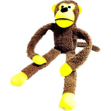 Imagem de Brinquedos De Pelúcia Pet Para Cães Cachorros Macaquinho Macaco Sapo G