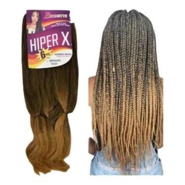 Imagem de Cabelo Jumbo Jumbão Hiper X Kanekalon Tranças Braids Box - HiperX, cor