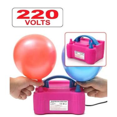 Imagem de Inflador Compressor Bomba Elétrico Encher Balão Bexiga Festa 220V - OM