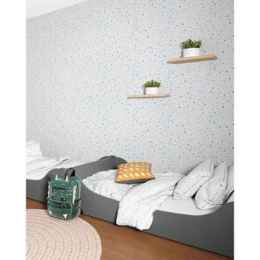 Imagem de Papel de Parede Coleção Sonhos Granilite Azul 4203 - Bobinex