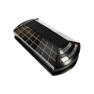 Imagem de Arandela Externa Tartaruga Prismática 22cm - Utron, Preto