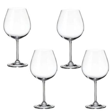 Imagem de Jogo 4 Taças Cristal Ecologico Degustação 650ml Bohemia