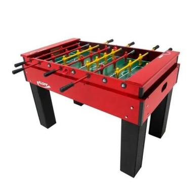 Imagem de Mesa de pebolim totó embutido bonecos de alumínio - klopf 1050