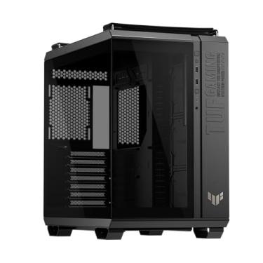 Imagem de ASUS TUF Gaming GT502 Horizon ATX Mid-Tower Gaming Case para jogos (design panorâmico sem limites, câmara dupla, zonas de resfriamento independentes de CPU e GPU, painéis laterais sem ferramentas,
