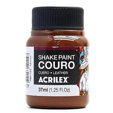 Imagem de Tinta p/ couro shake paint 37ml acrilex escolha a cor, 531 MARROM