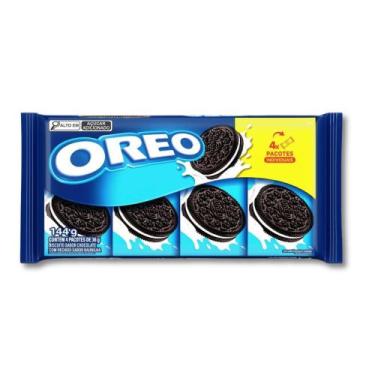 Imagem de Biscoito Oreo Recheado Baunilha Original 144g  4x36g