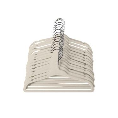 Imagem de Kit 100 Cabide Infantil Antideslizante Ultrafinos De Veludo - Mazzilli