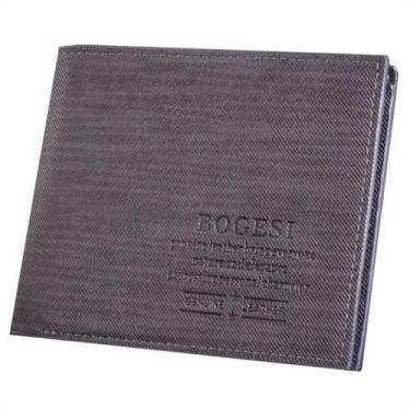 Imagem de Carteira Masculina Slim Couro Pu Premium Executiva De Bolso Para Cartõ