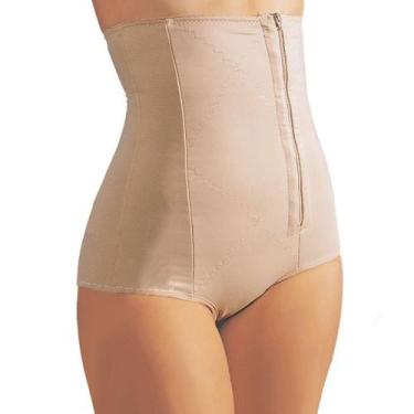 Imagem de Cinta Pós Parto Modeladora Abdominal Alta Compressão 015 -  BEGE  - CA