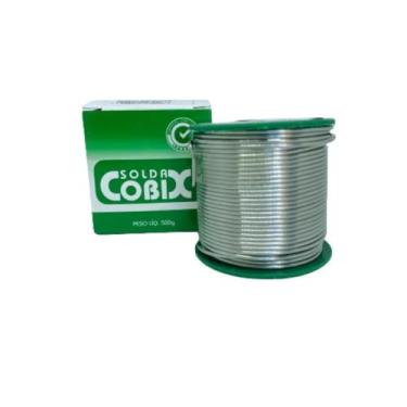 Imagem de Solda Estanho 40x60 1.0mm Ra (t2) Carretel C/Fluxo 250g Cobix