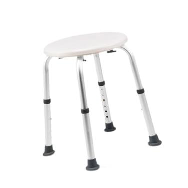 Imagem de harayaa Cadeira de banho giratória 360 °, altura ajustável, confortável, banheira, banco de banheiro para banheira, cozinha, hotel, viagem, Branco