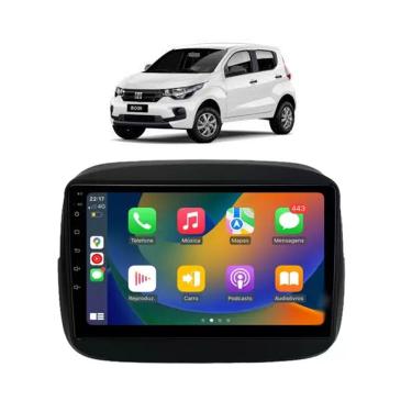 Imagem de Kit Multimidia Mobi 2017 / 2024 9 Pol Carplay AndroidAuto USB BT- Roadstar 908BR