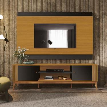 Imagem de Rack com Painel para TV até 60 Polegadas 2 Portas 200cm Legacy EDN Móveis