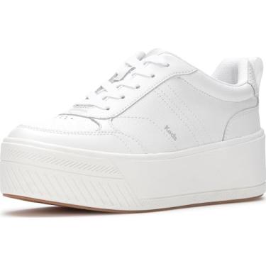 Imagem de Keds Tênis feminino Skyler II Fashion, Couro branco, 34