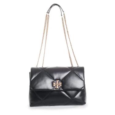 Imagem de Tory Burch Bolsa de ombro feminina Kira Diamond Quilt Convertible, Blanc, One Size