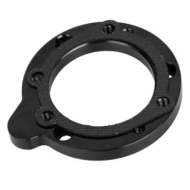 Imagem de XMMT Placa adaptadora de filtro de ar CV preto para Harley S & S Super E G Carb Carb Carburadores Dyna Softail Sportster Electra Glide