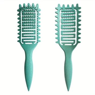 Imagem de Escova modeladora Curl Define, escova oca para desembaraçar cabelos, pente para cabelos cacheados molhados e emaranhados, ferramentas para cabeleireiro (03)