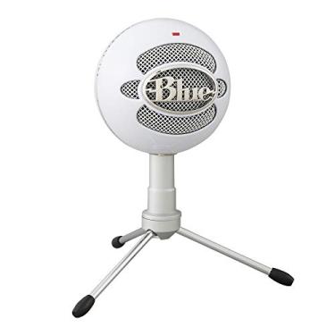 Imagem de Microfone Condensador USB Logitech For Creators Blue Snowball iCE com Captação Cardióide, Suporte Ajustável, Conexão Plug and Play para Gravação e Streaming em PC e Mac - Branco