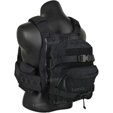 Imagem de Mini Mochila De Hidratação Tática Molle, Colete Tático Mochila Pequena Mochila De água Para Bexiga De Hidratação 2l Airsoft Militar Ao Ar Livre Jogo De Guerra Caminhadas Cor, C