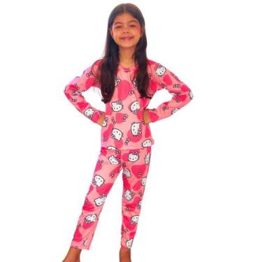 Imagem de Pijama Infantil Hello Kit Personagem Festa do Pijama - P.A, 8, Sortida