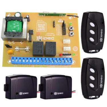 Imagem de Placa Central Motor Portão Compatível Rossi MX30 KX30FS + 2 Controle 3