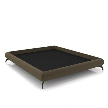 Imagem de Cama Queen Size Avulsa Bezos Madeira Imunizada Pés em Aço Revestimento