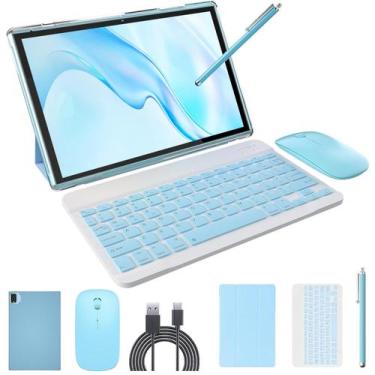 Imagem de Tablet ZZB 10.1 Android 14 8GB RAM 64GB 10h Bateria 10h Câmera de 10MP